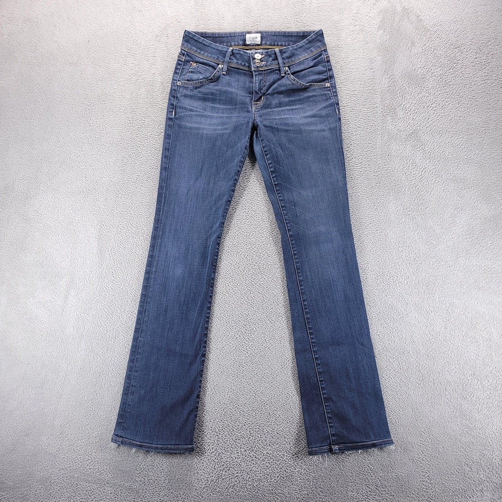 Hudson Jeans Womens 28 Blue Beth Baby Boot Bootcut Low‎ Rise Stretch Dark Wash